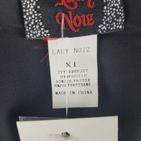 NWT Lady Noiz Size XL, Black, Sleeveless Dress With Scarf, Party, Evening, Fun - Picture 5 of 5